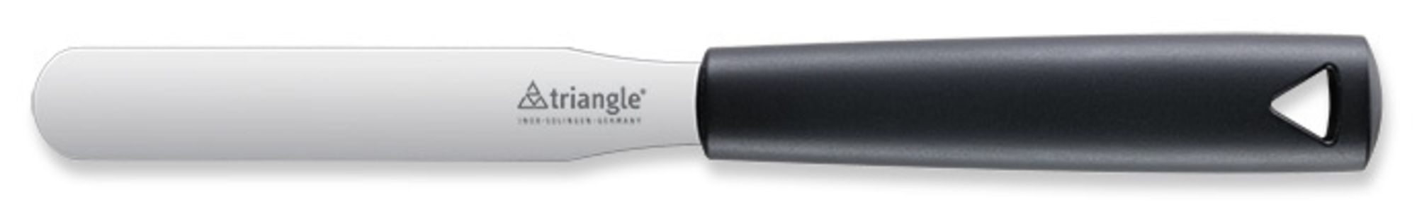 Triangle Professional Stainless Steel Confiserie Spatula with Polypropylene Handle, 15 Centimeter