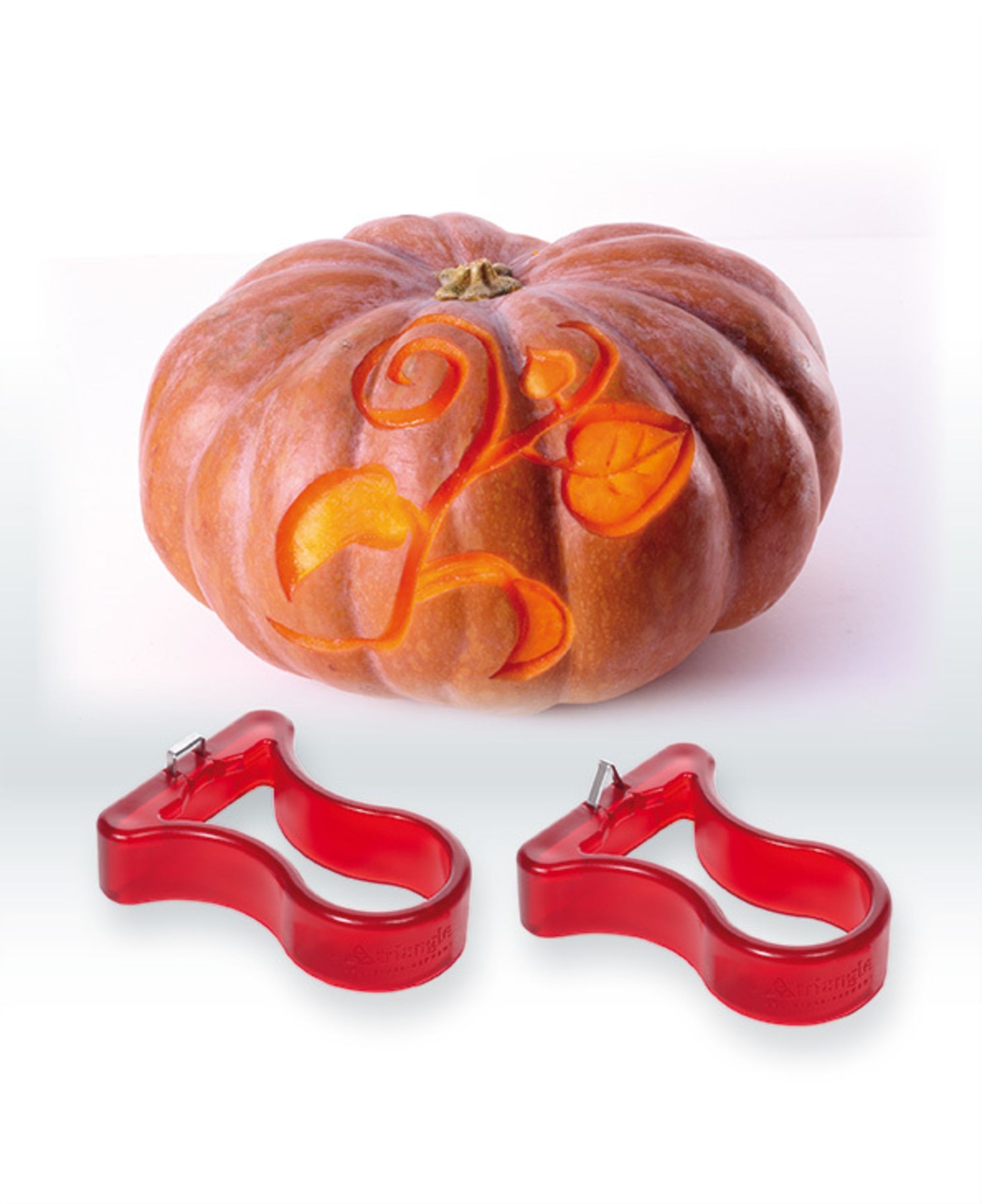 Triangle Pumpkin Carving Set, set of 2