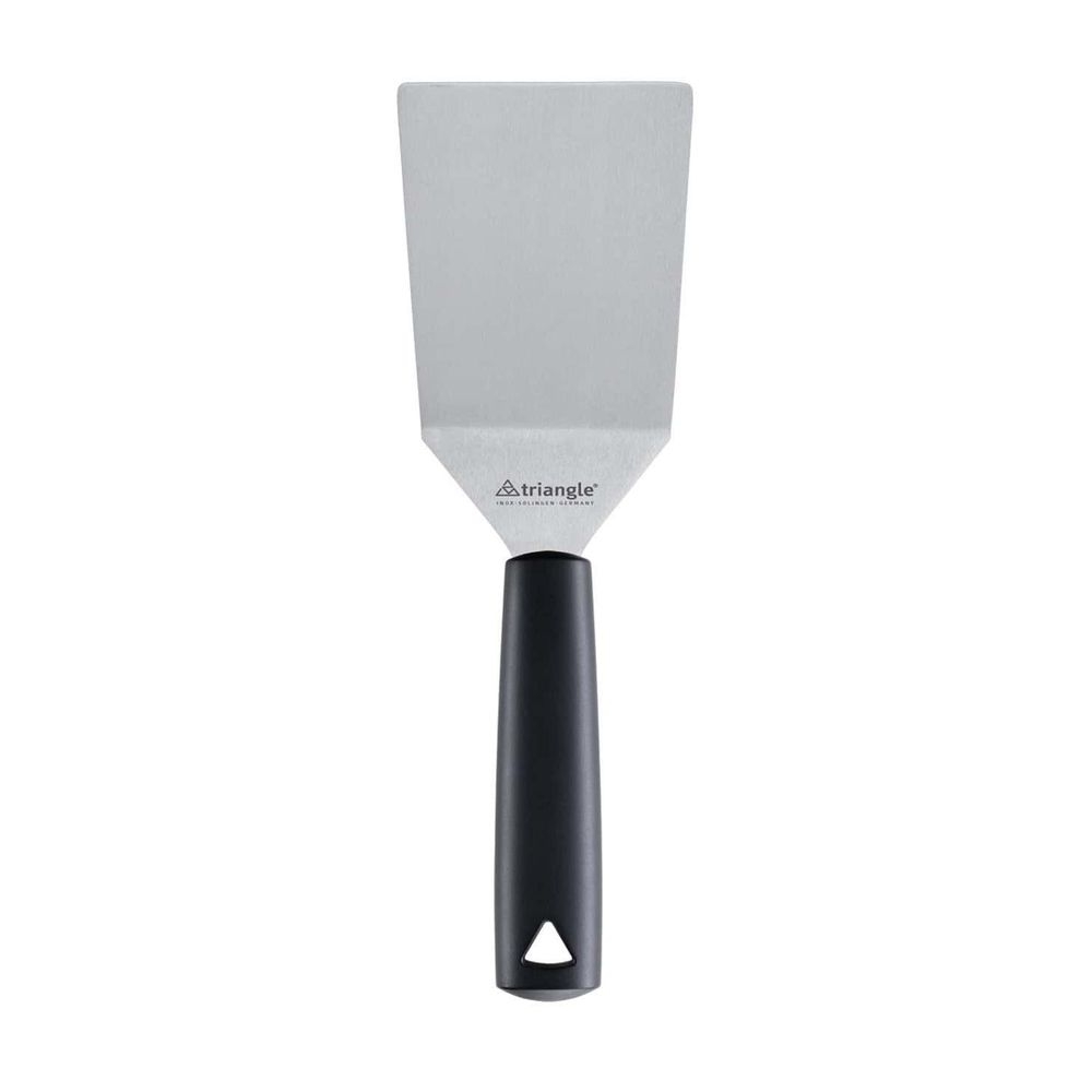 Triangle Stainless Steel Cranked Spatula with Polypropylene Handle, 12 centimeter