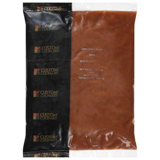 Custom Culinary Ready To Use Demi Glace Sauce, 4 Pound -- 4 per case