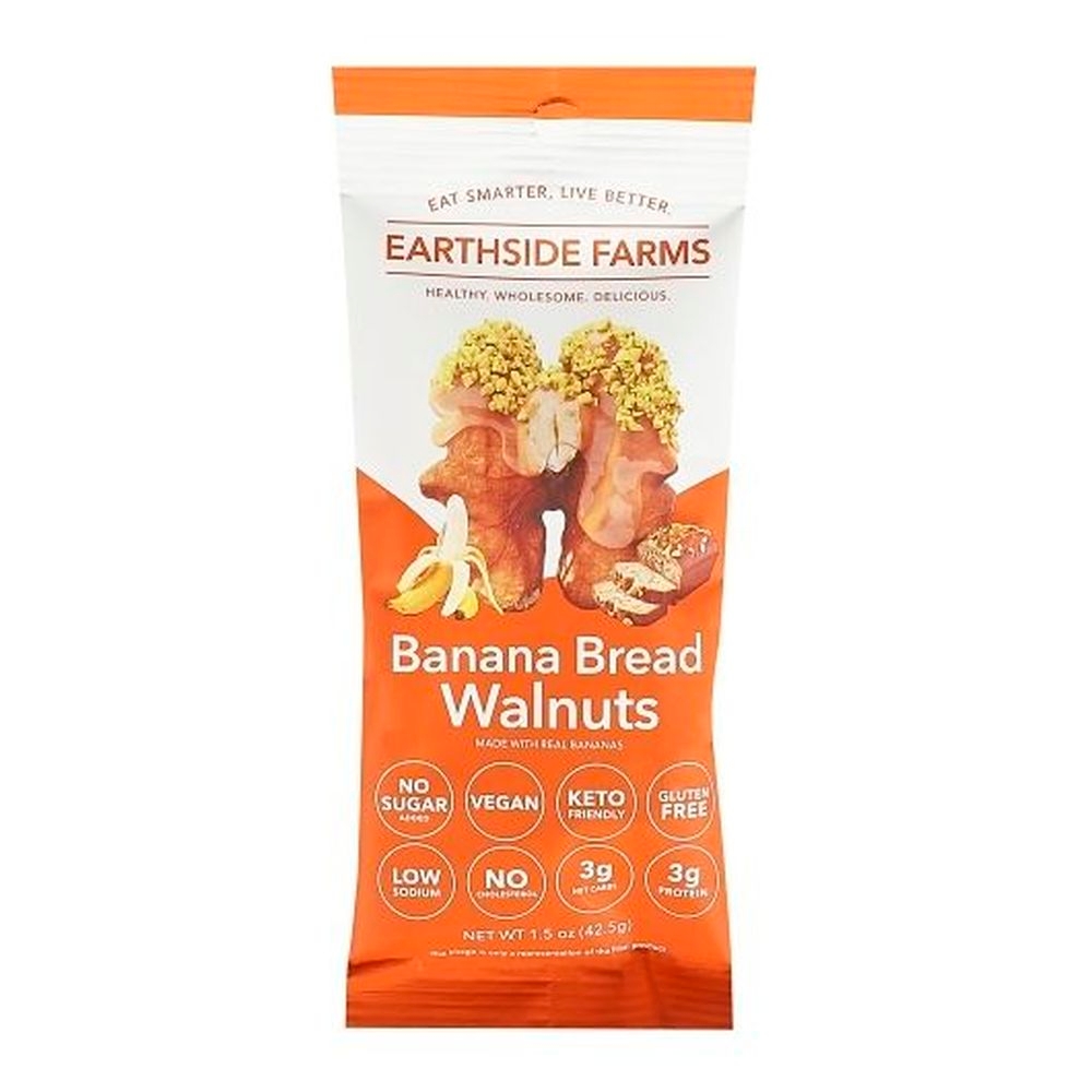 Earthside Farms Banana Bread Walnuts, 1.5 Ounce -- 10 per case