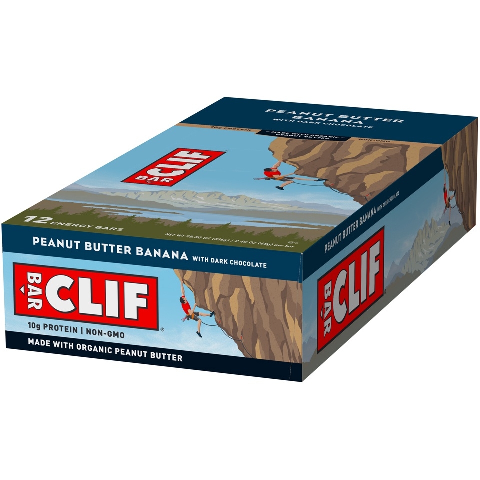 Clif Bar Peanut Butter Banana with Dark Chocolate, 2.4 Ounce -- 192 per case.