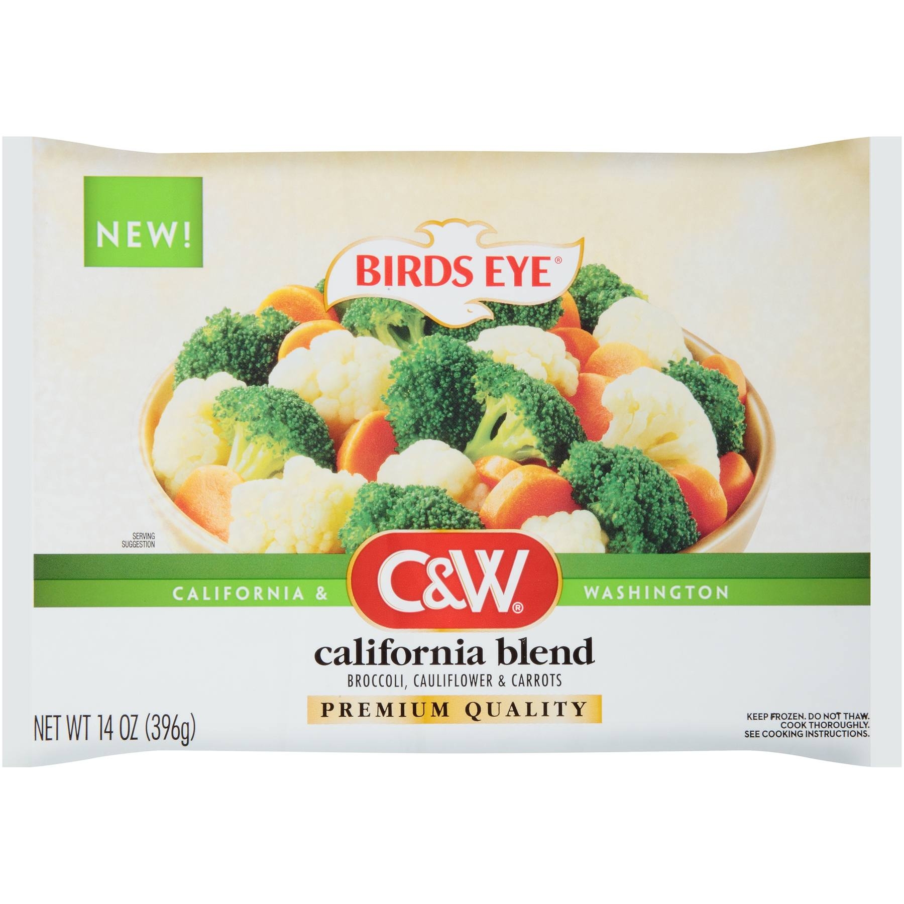 Birds Eye C And W Broccoli Cauliflower And Carrots California Blend, 14 Ounce -- 12 Per Case