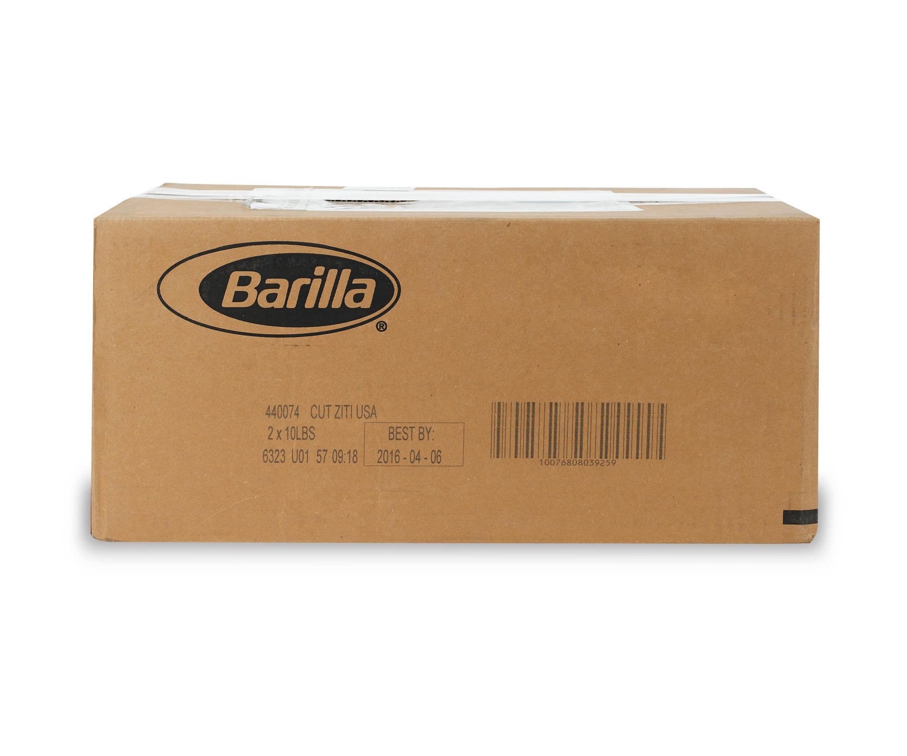 Barilla Ziti Cut Pasta, 10 Pound -- 2 per case