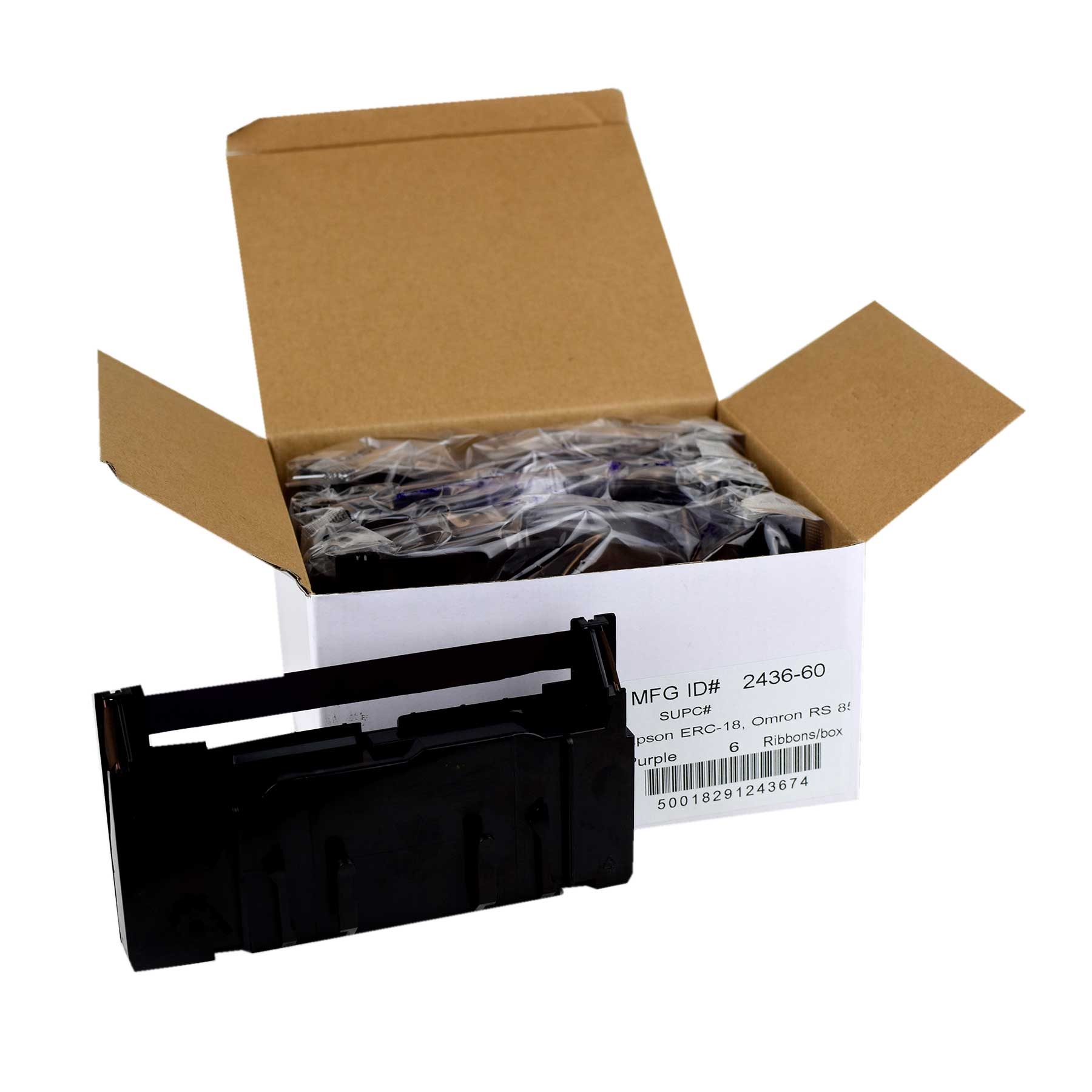 National Checking Company Tillribbons Purple Register Ribbon Only -- 6 per case.