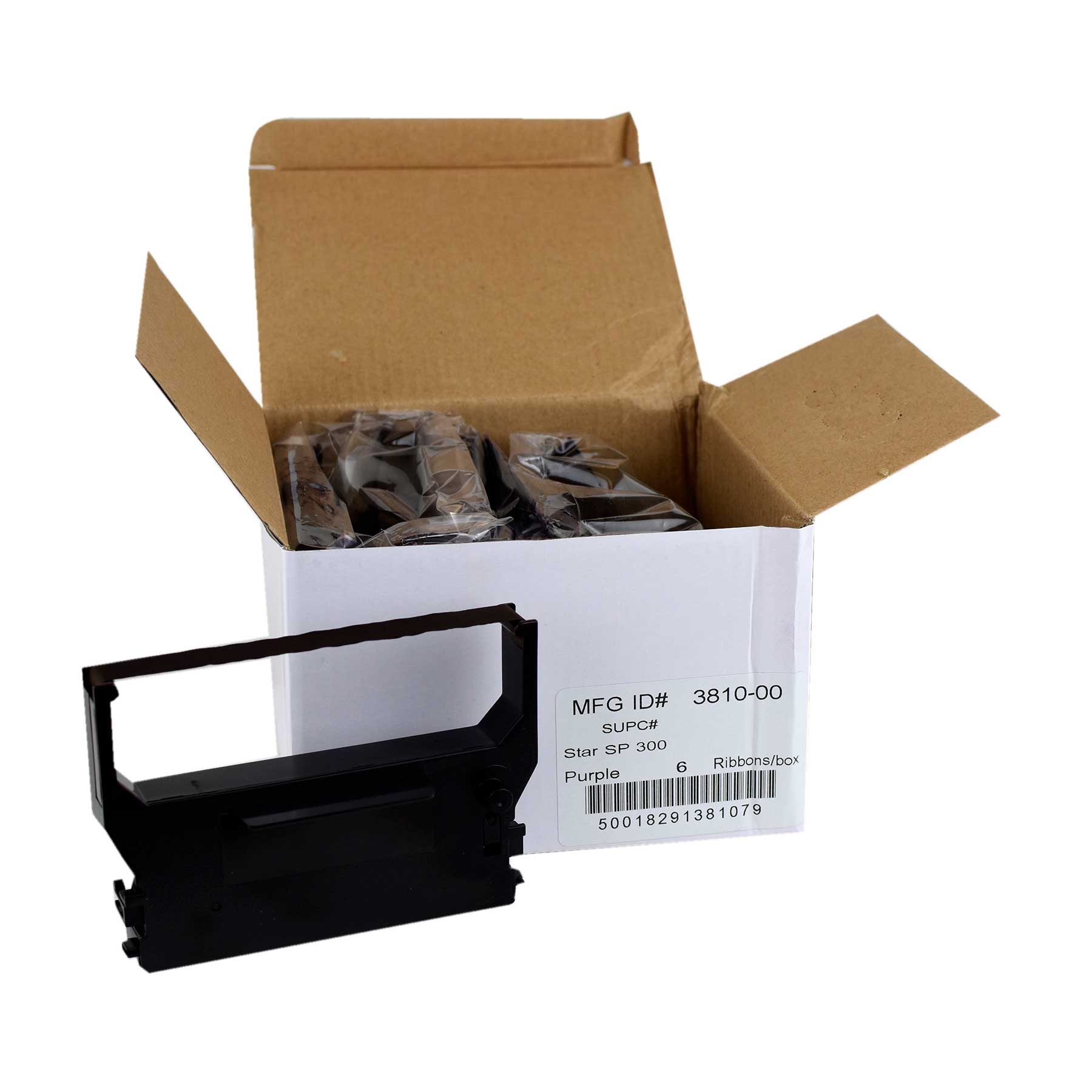National Checking Company Tillribbons Purple Star Register Ribbon Only -- 6 per case.