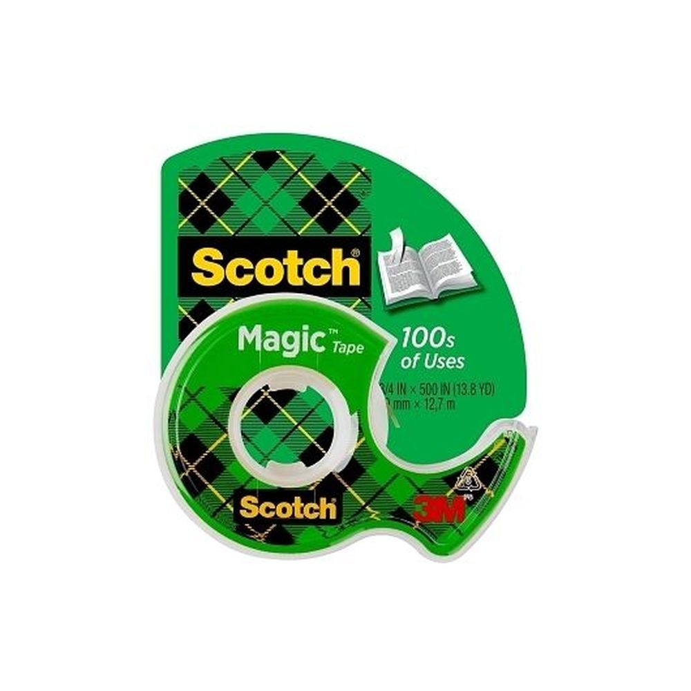 Scotch Magic Tape, 1/2 x 800 inch - 144 per case