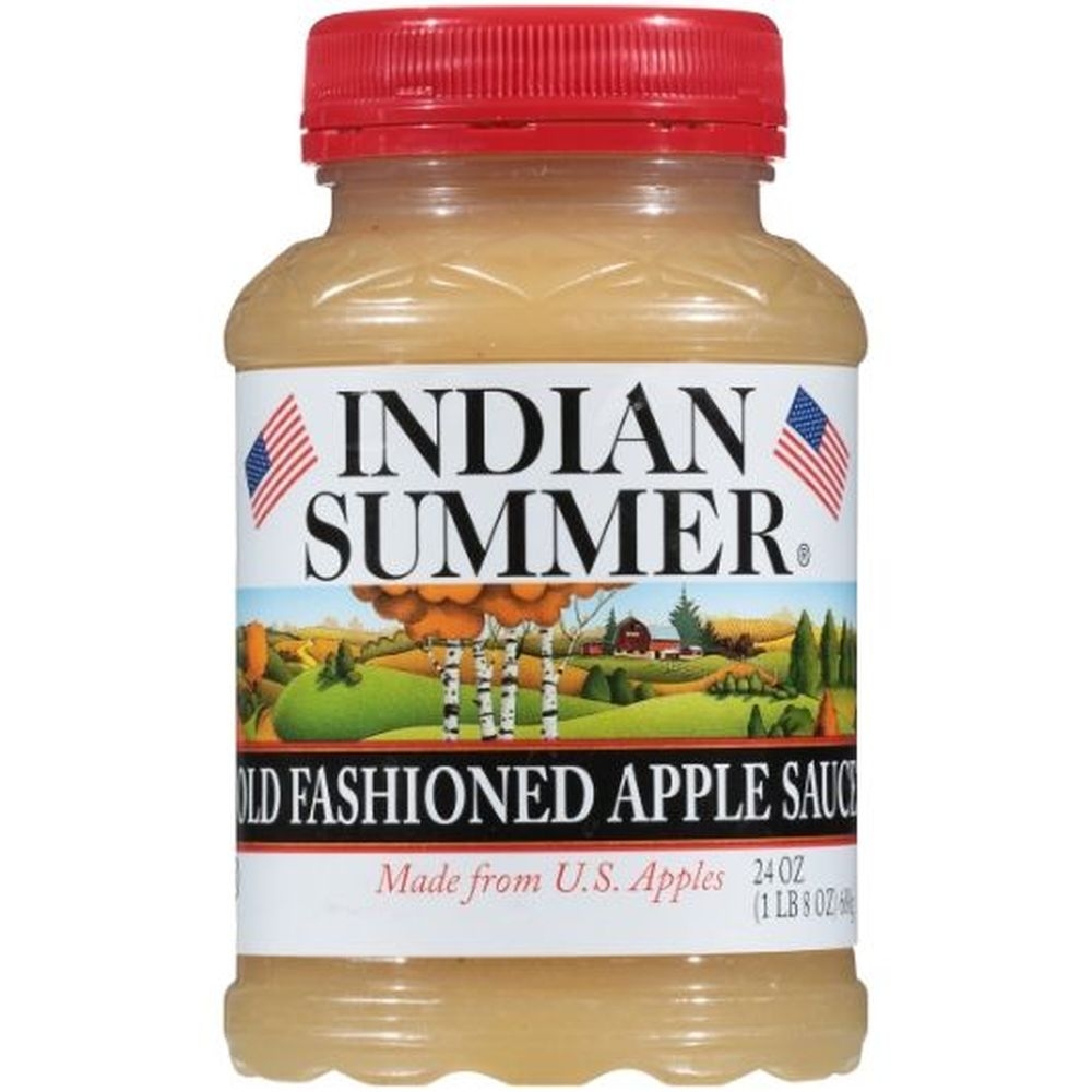 Indian Summer Old Fashioned Regular Applesauce, 24 Ounce - 12 per case
