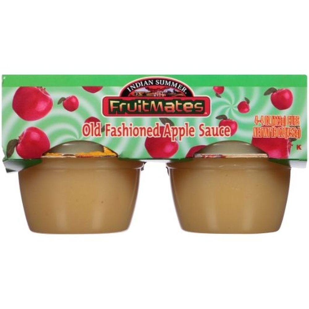 Indian Summer Fruit Mates Old Fashioned Applesauce, 16 Ounce - 12 per case