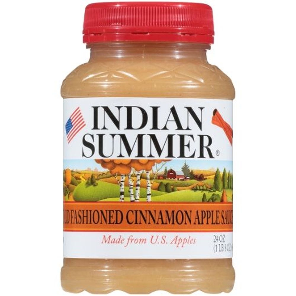 Indian Summer Old Fashioned Cinnamon Applesauce, 24 Ounce - 12 per case