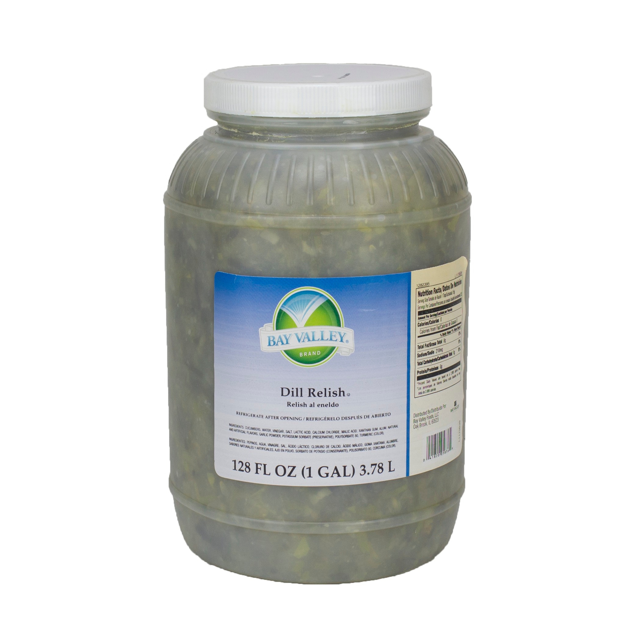 Bay Valley Foods Premium Dill Relish, 1 Gallon -- 4 per case.
