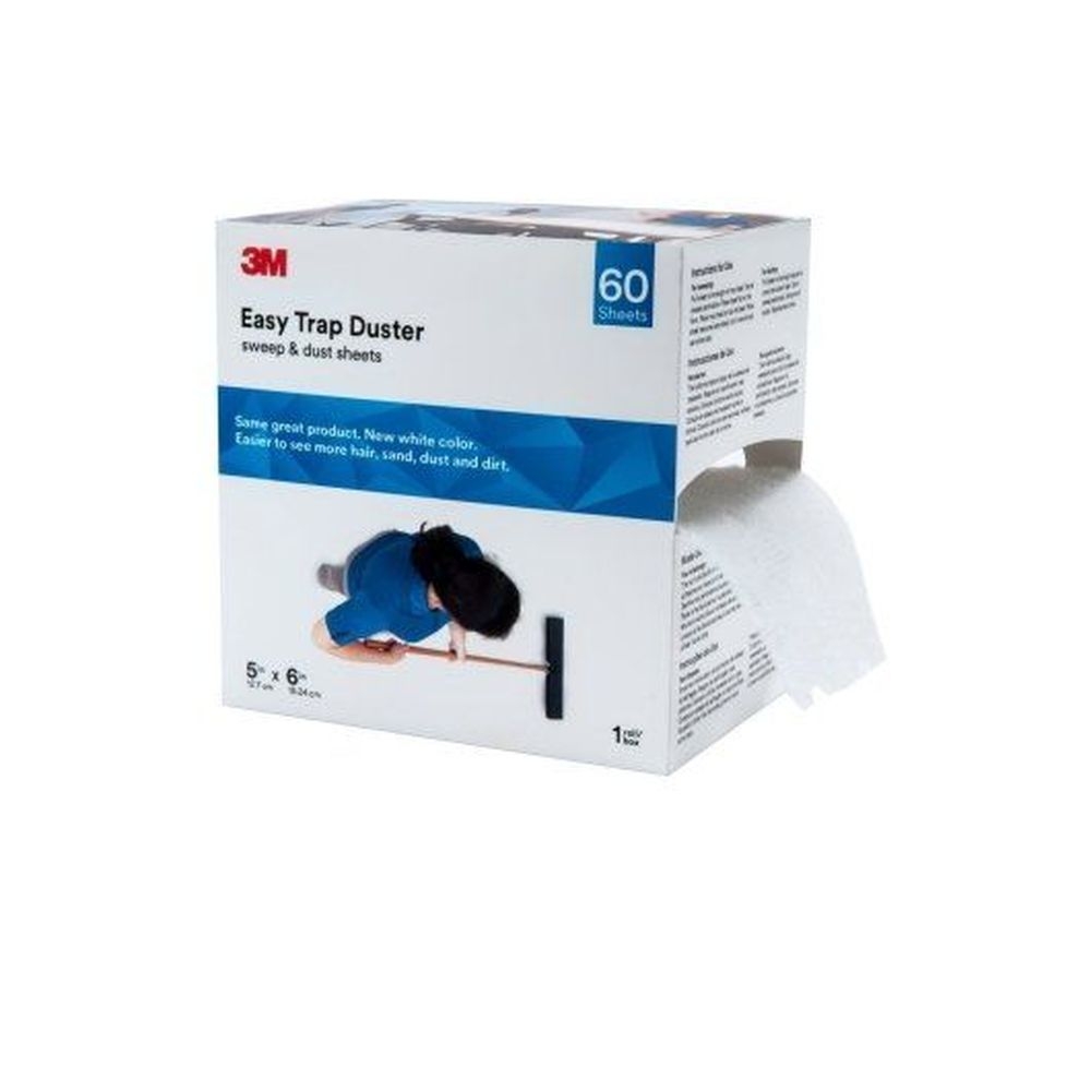 3M Easy Trap 5 x 6 inch Sweep and Dust Sheet, 60 count - 8 per case