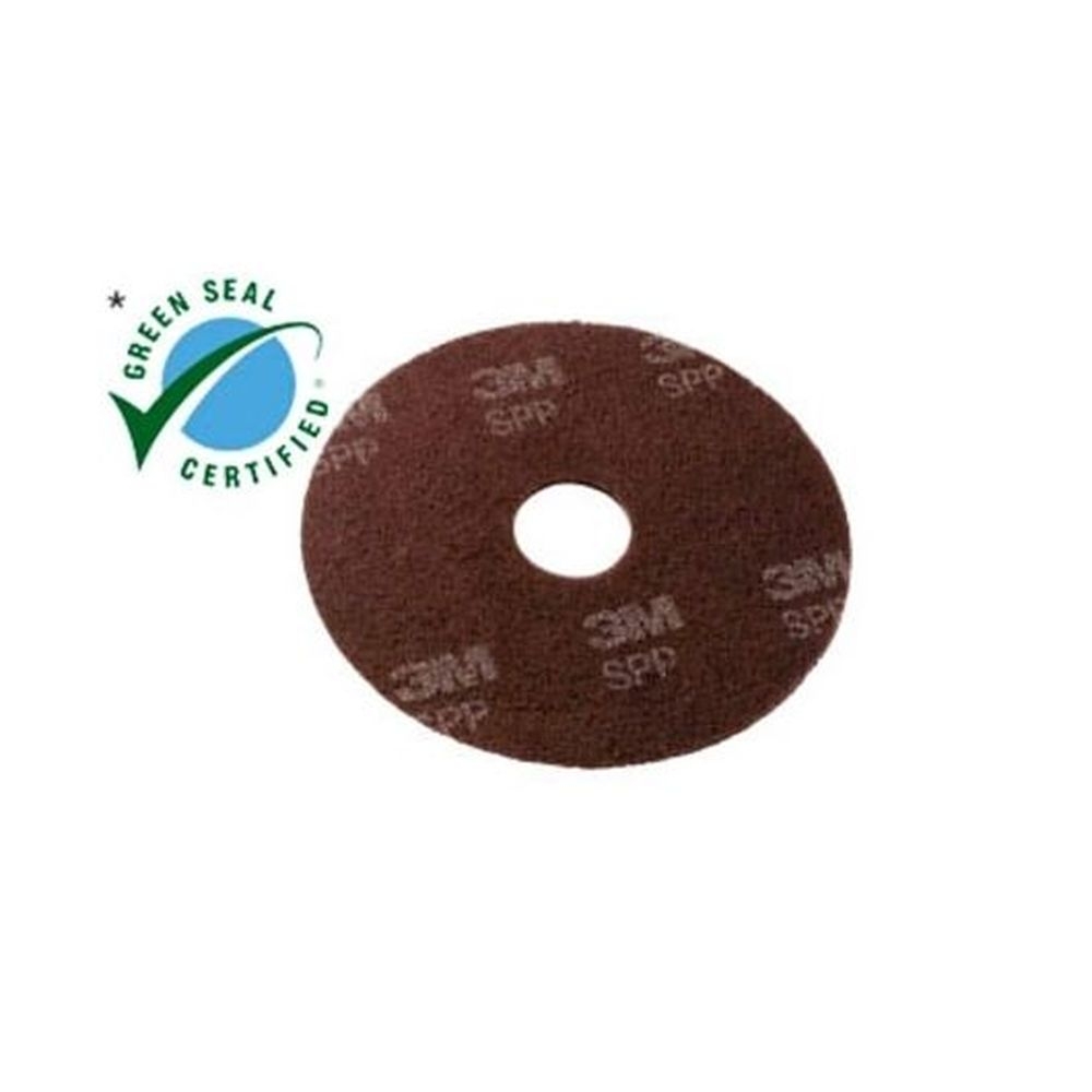 Scotch-brite Brown Surface Preparation Pad, 18 Inch -- 10 Per Case