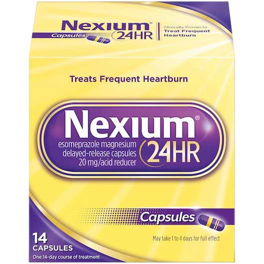 Nexium 24 Hour Delayed Release Heartburn Relief Capsules - 14 count per pack -- 24 packs per case
