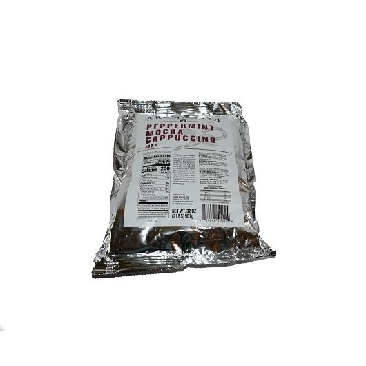 Aroma Vita Peppermint Mocha Cappuccino Mix, 2 Pound -- 6 per case