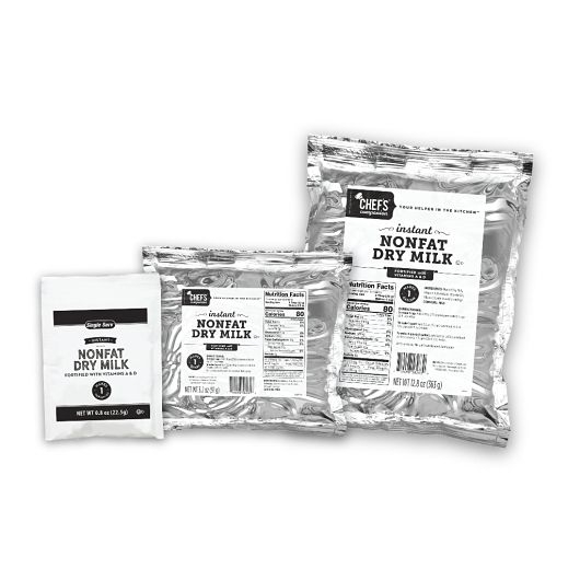 Chefs Companion Instant Nonfat Dry Milk, 12.8 Ounce -- 8 per case