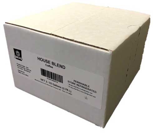 Javo Beverage 40X House Blend Coffee Concentrate, 0.5 Gallon -- 2 per case