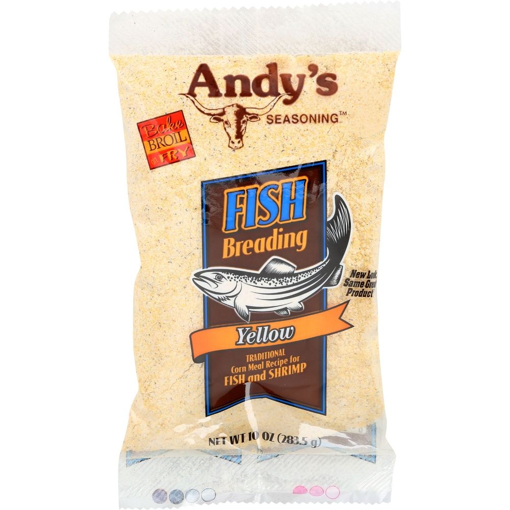 Andys Yellow Fish Breading Seasoning, 10 Ounce -- 6 per case