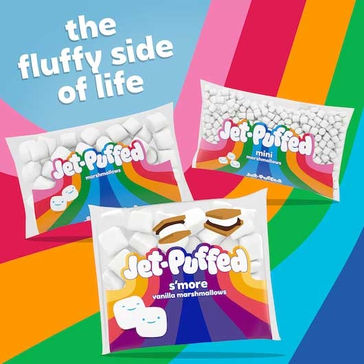 Jet Puffed S'more Marshallows, 1.312 Pound -- 10 per case.