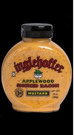 Inglehoffer Applewood Smoked Bacon Mustard, 10 Ounce Squeeze Bottle -- 6 per case