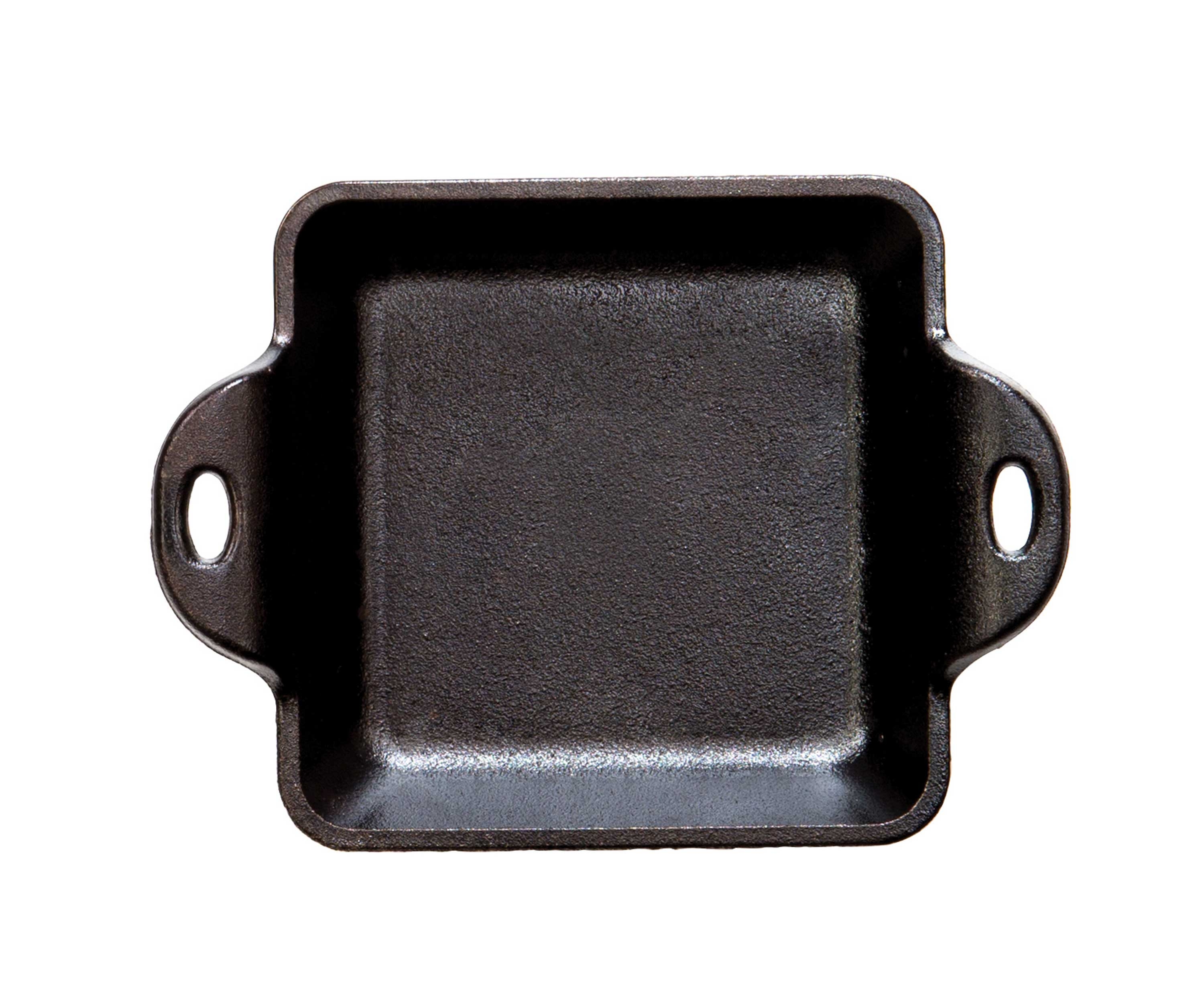 Lodge Heat Treated Cast Iron Square Mini Server, 1 inch -- 6 per case.