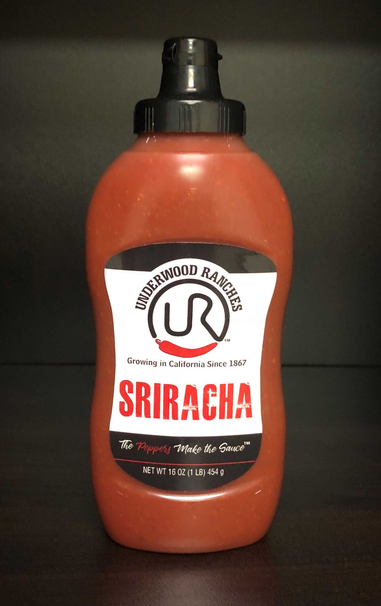 Underwood Ranches Sriracha Sauce, 16 ounce -- 12 per case
