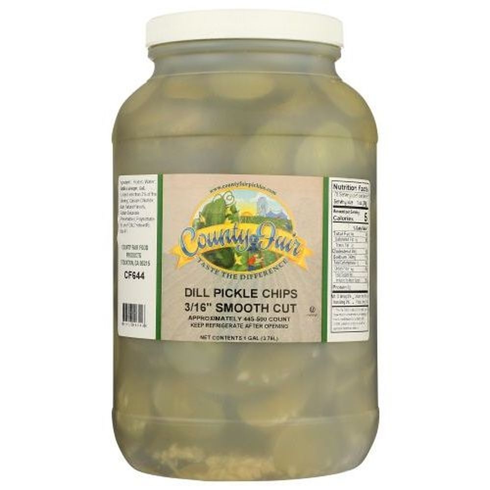Monterrey Dill Pickle Chips, 4 Gallon -- 4 per case