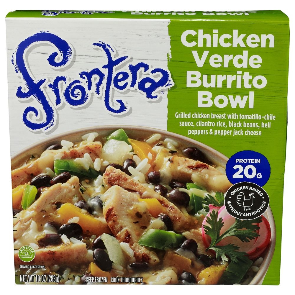 Frontera Chicken Verde Burrito Bowl, 10 Ounce -- 8 per case