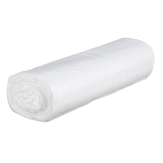 Spectrum Plastics Natural High Density Polyethylene Can Liner, 40 x 48 inch - 25 bags per roll -- 10 rolls per case.