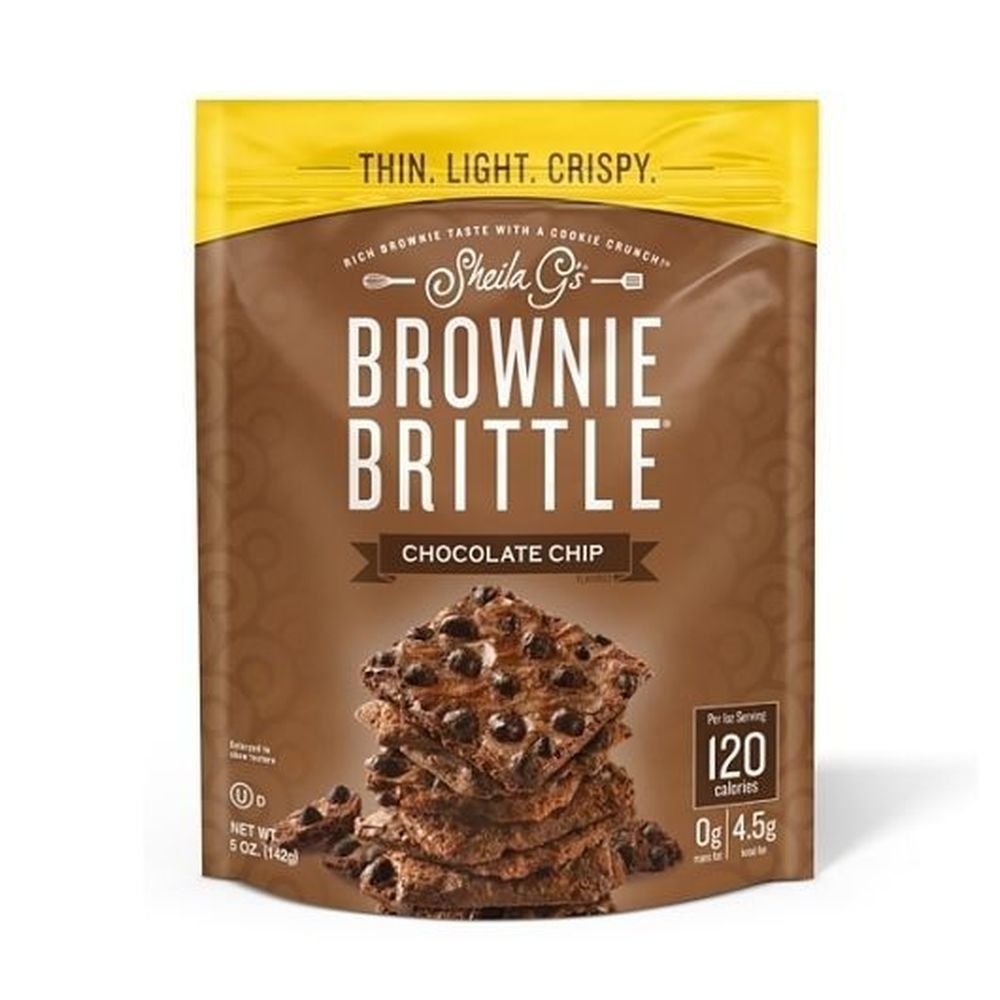 Sheila Gs Chocolate Chip Brownie Brittle, 5 Ounce -- 6 per case