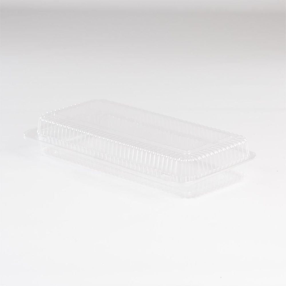 Detroit Foaming Clear Hinged Danish Container, 13.38 x 6.75 x 2.63 inch -- 250 per case.