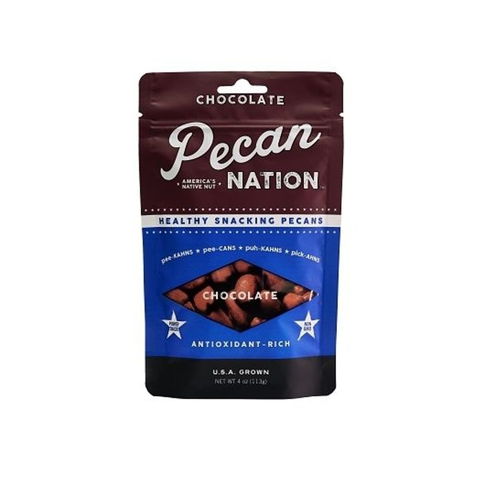 Pecan Nation Chocolate Pecans, 4 Ounce - 6 per case