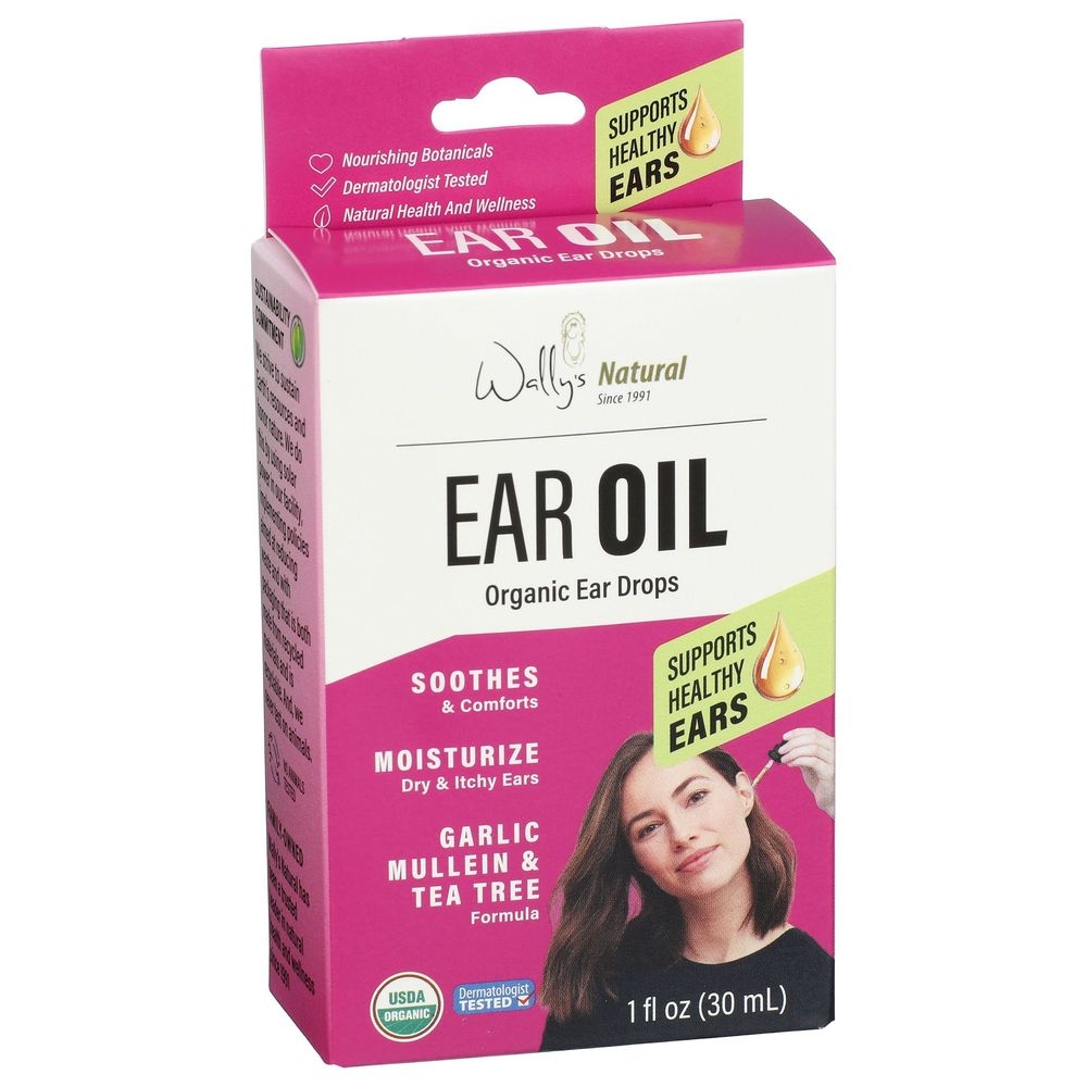 Wallys Natural Organic Ear Oil, 1 Fluid Ounce