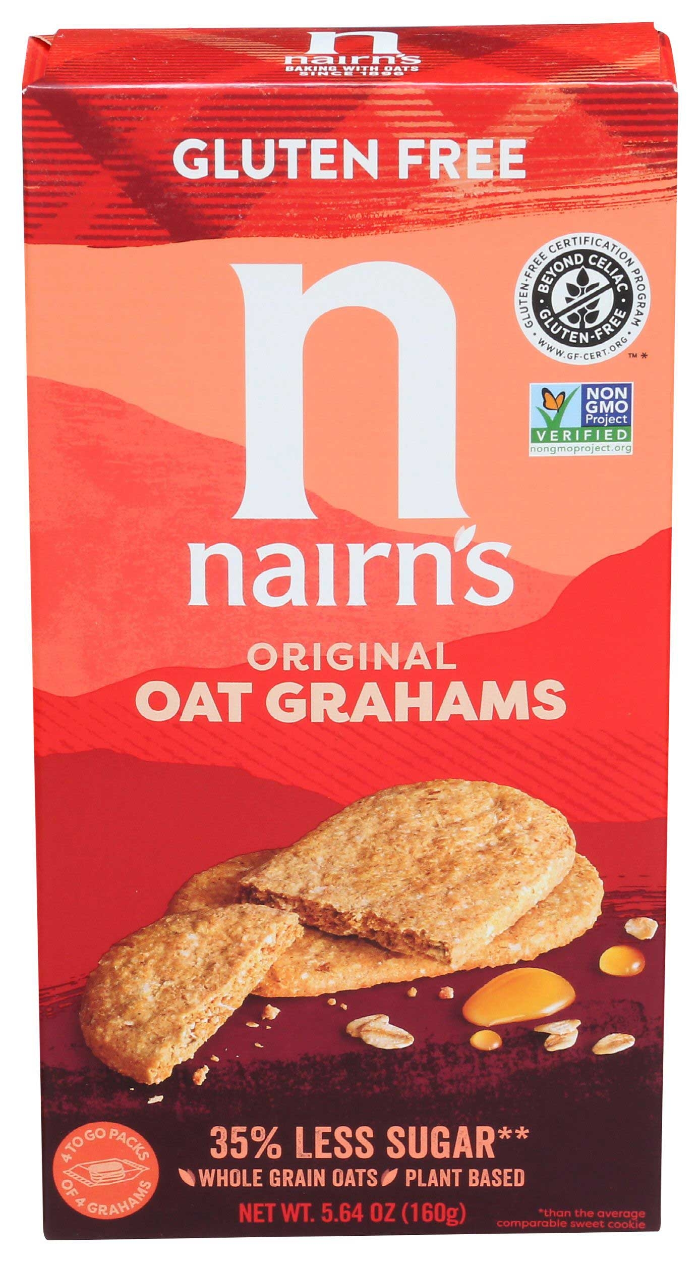 Nairns Gluten Free Original Oat Graham Cookie, 5.64 Ounce