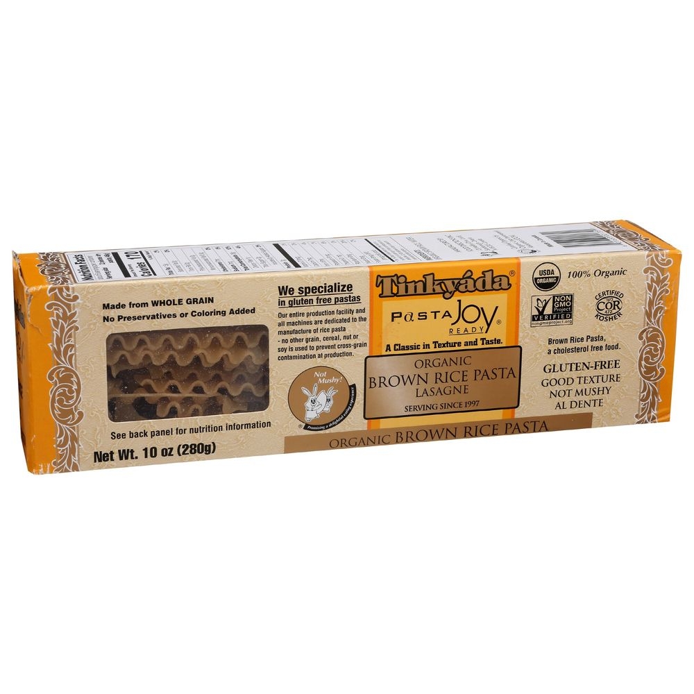 Tinkyada Organic Brown Rice Lasagne Pasta, 10 Ounce