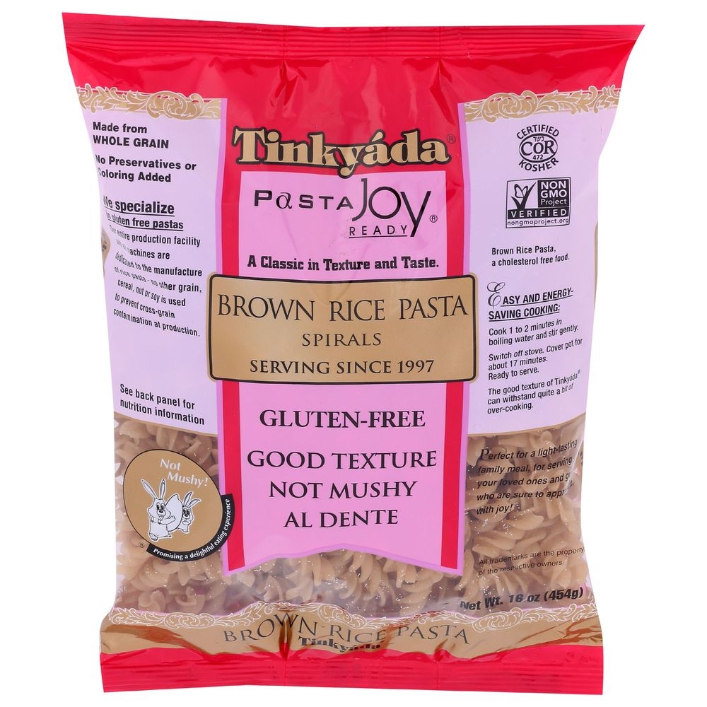 Tinkyada Brown Rice Spirals Pasta, 16 Ounce -- 12 per case