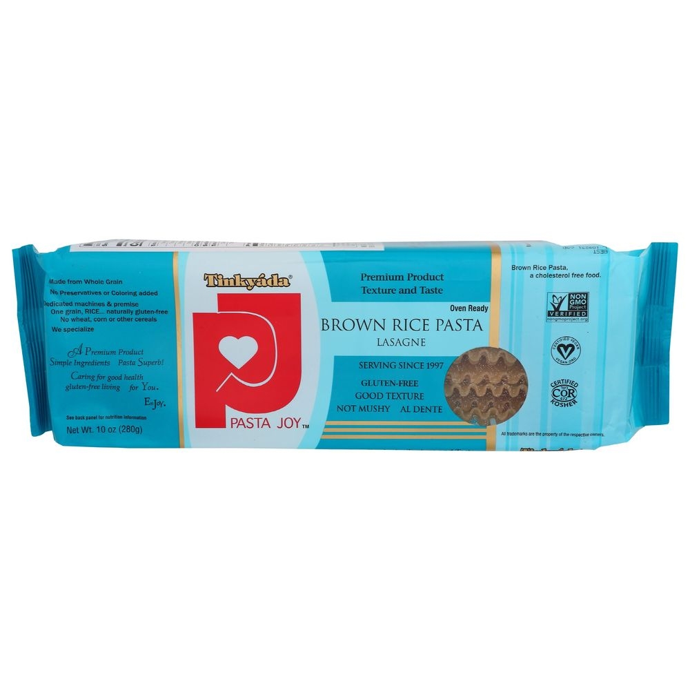 Tinkyada Brown Rice Lasagne Pasta, 10 Ounce -- 12 per case