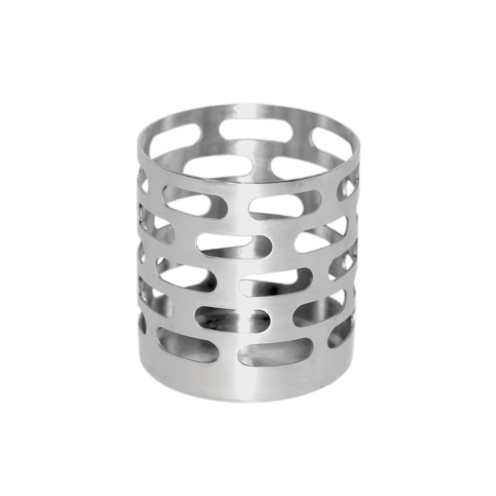 Service Ideas 18/8 Stainless Steel Brushed Finish Mod18 Sugar Stick Holder, 2 inch Width x 3 inch Height