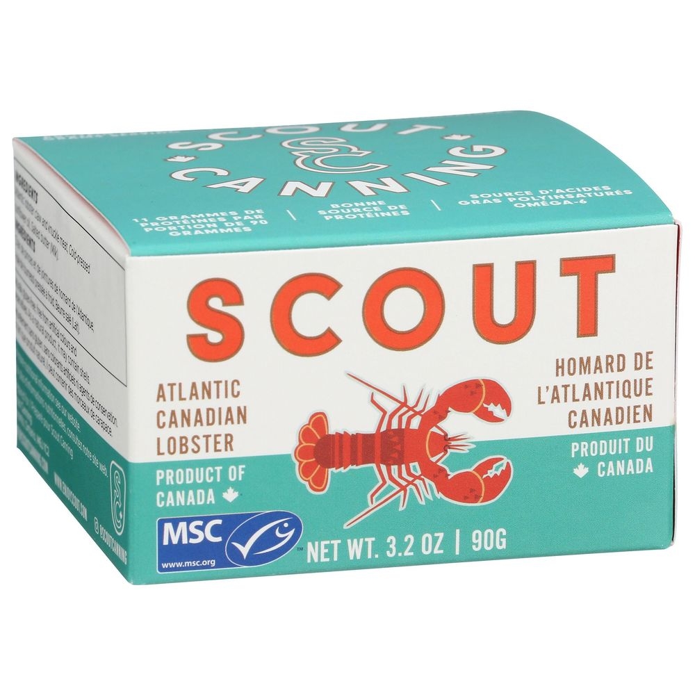 Scout Atlantic Canadian Lobster, 3.2 Ounce -- 6 per case