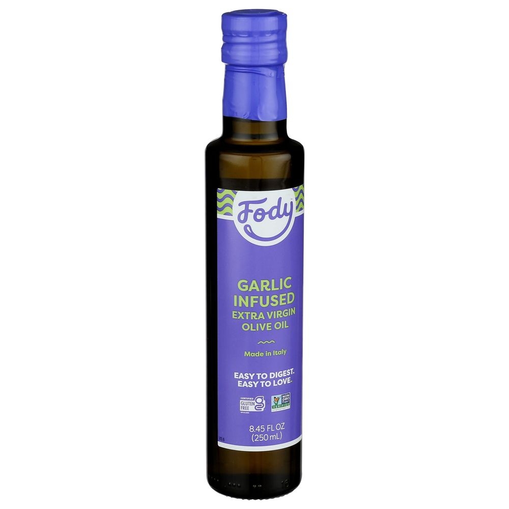 Fody Garlic Infused Extra Virgin Olive Oil, 250 Milliliter -- 6 per case