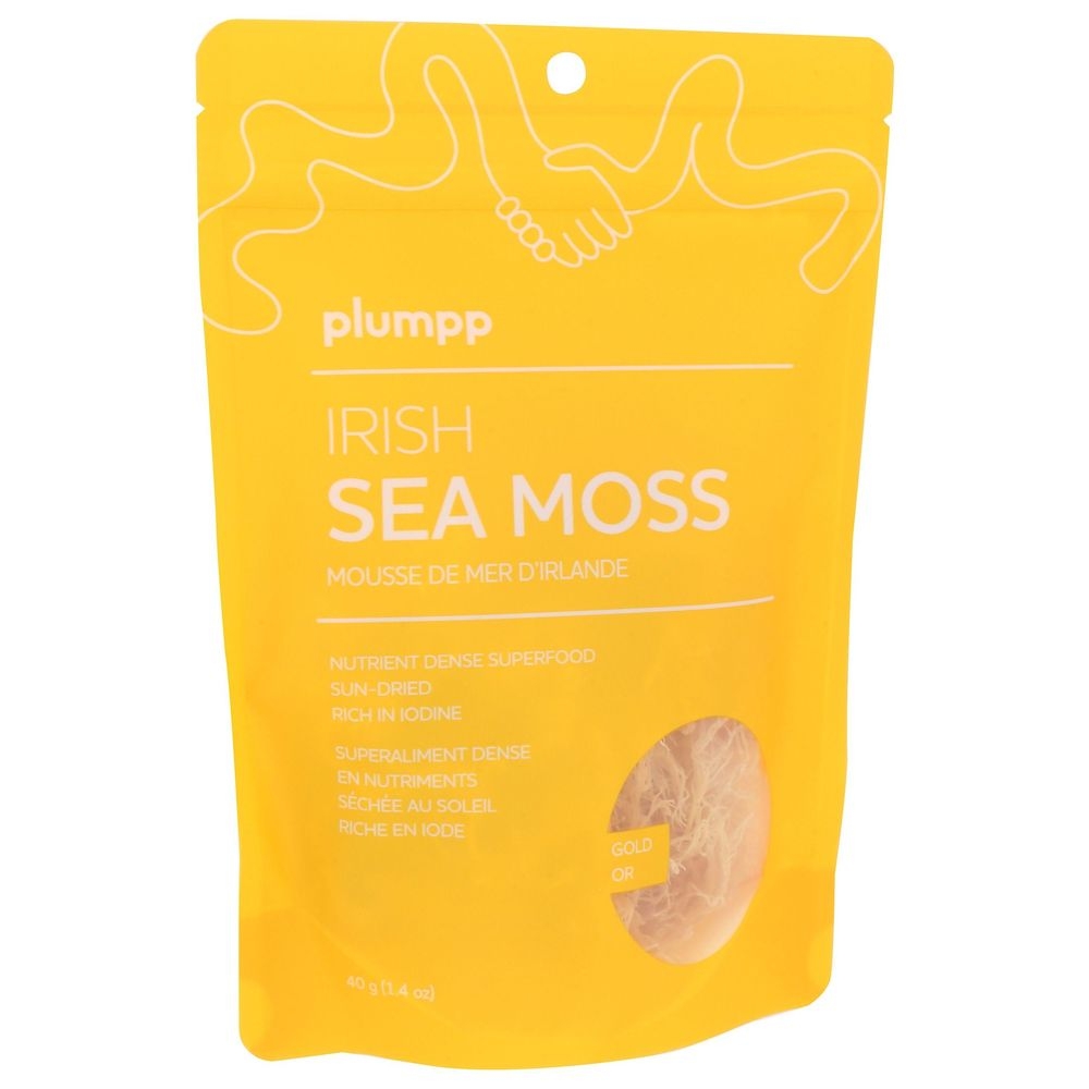 Plumpp Gold Irish Sea Moss, 1.4 Ounce