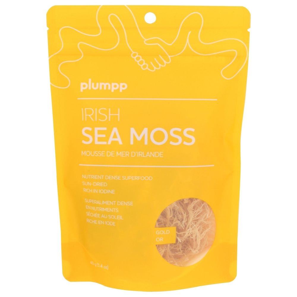 Plumpp Gold Irish Sea Moss, 1.4 Ounce