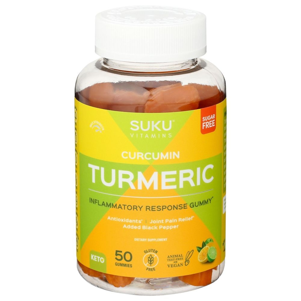 Suku Vitamins Turmeric Gummies, 50 count