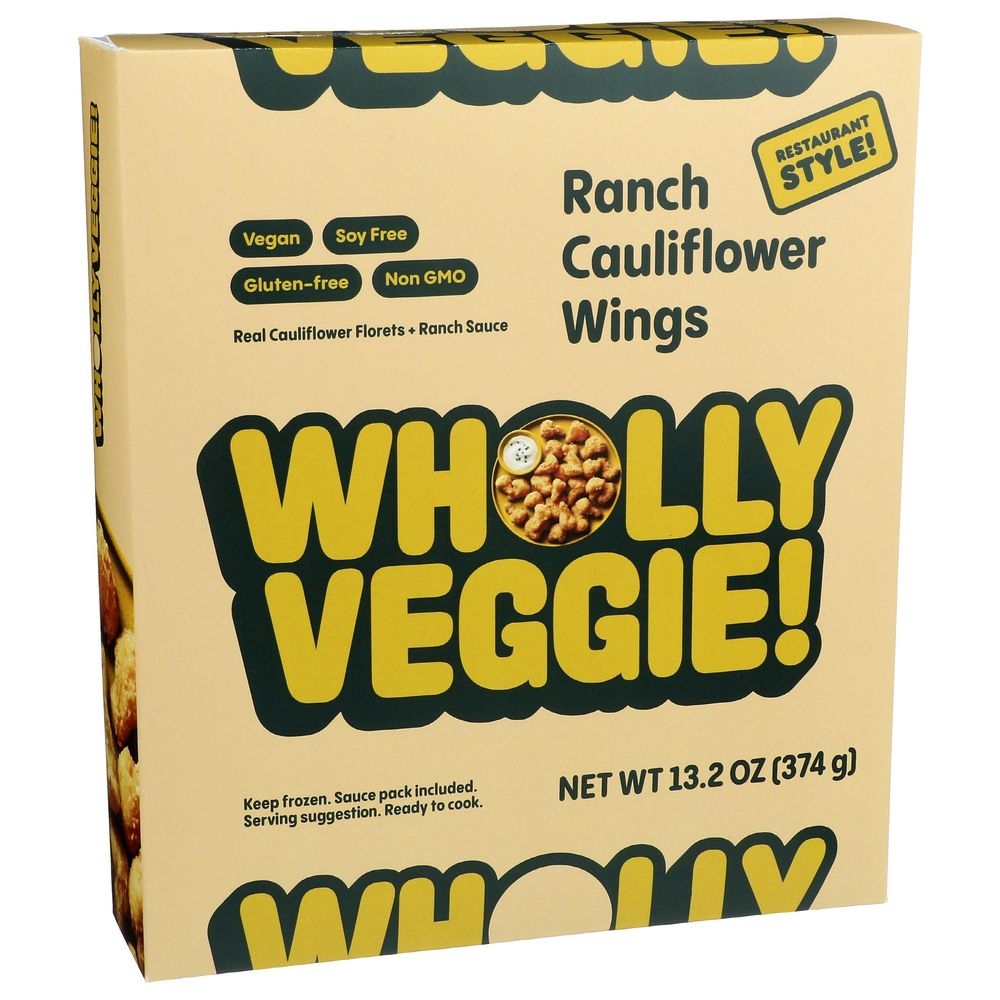 Wholly Veggie Ranch Cauliflower Wings, 13.2 Ounce -- 8 per case