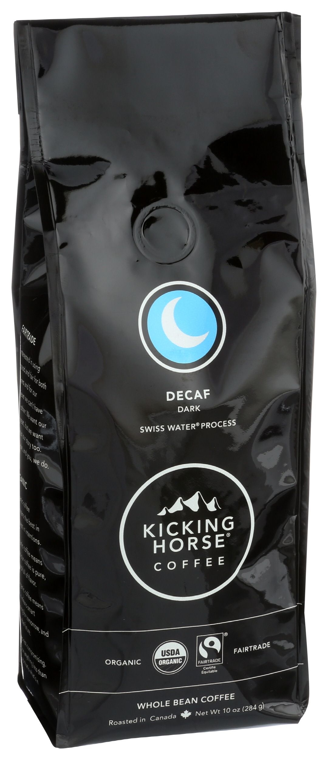 Kicking Horse Decaf Dark Roast Whole Bean Coffee, 10 Ounce -- 6 per case
