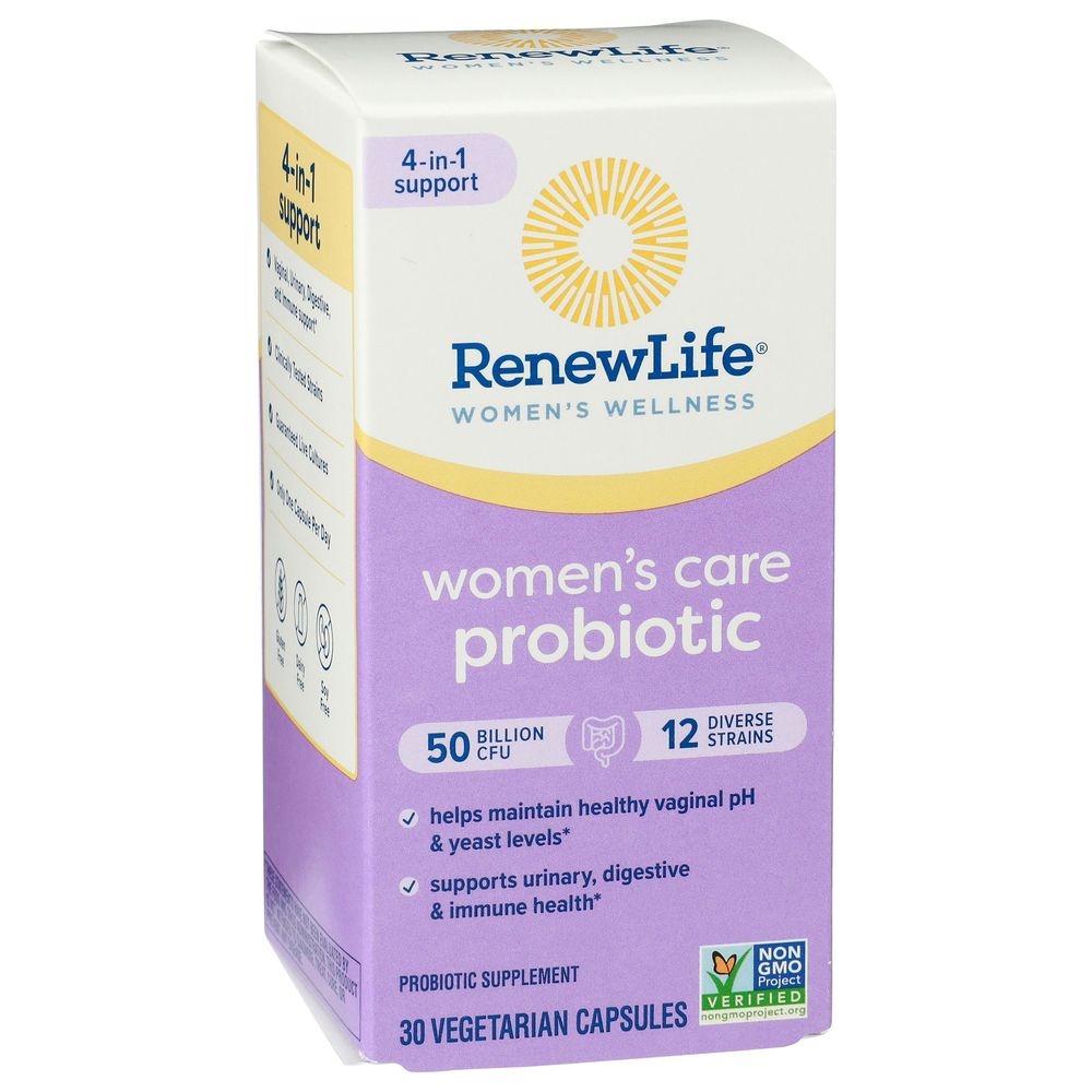 Renew Life Ultimate Flora Womens Vaginal Probiotic Supplement Vegetarian Capsules, 30 count -- 6 per case