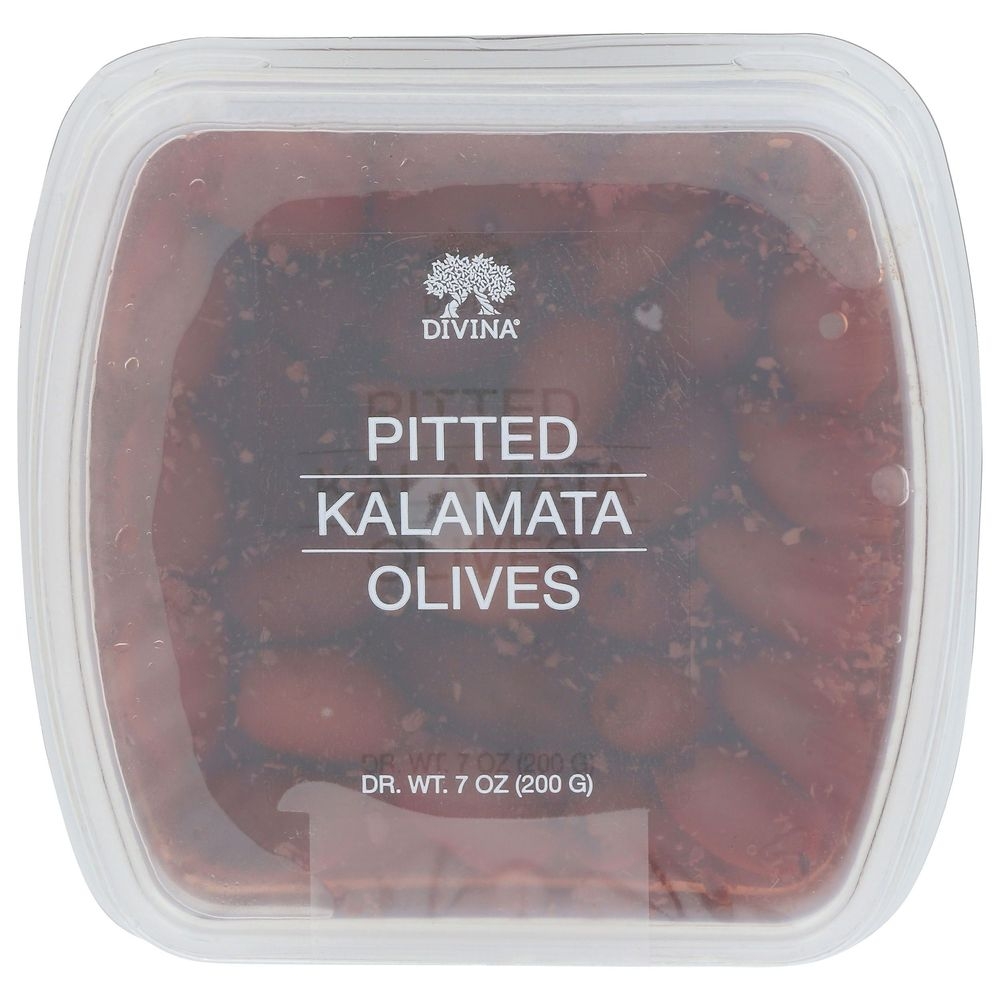Divina Pitted Kalamata Olives, 7.4 Ounce -- 6 per case