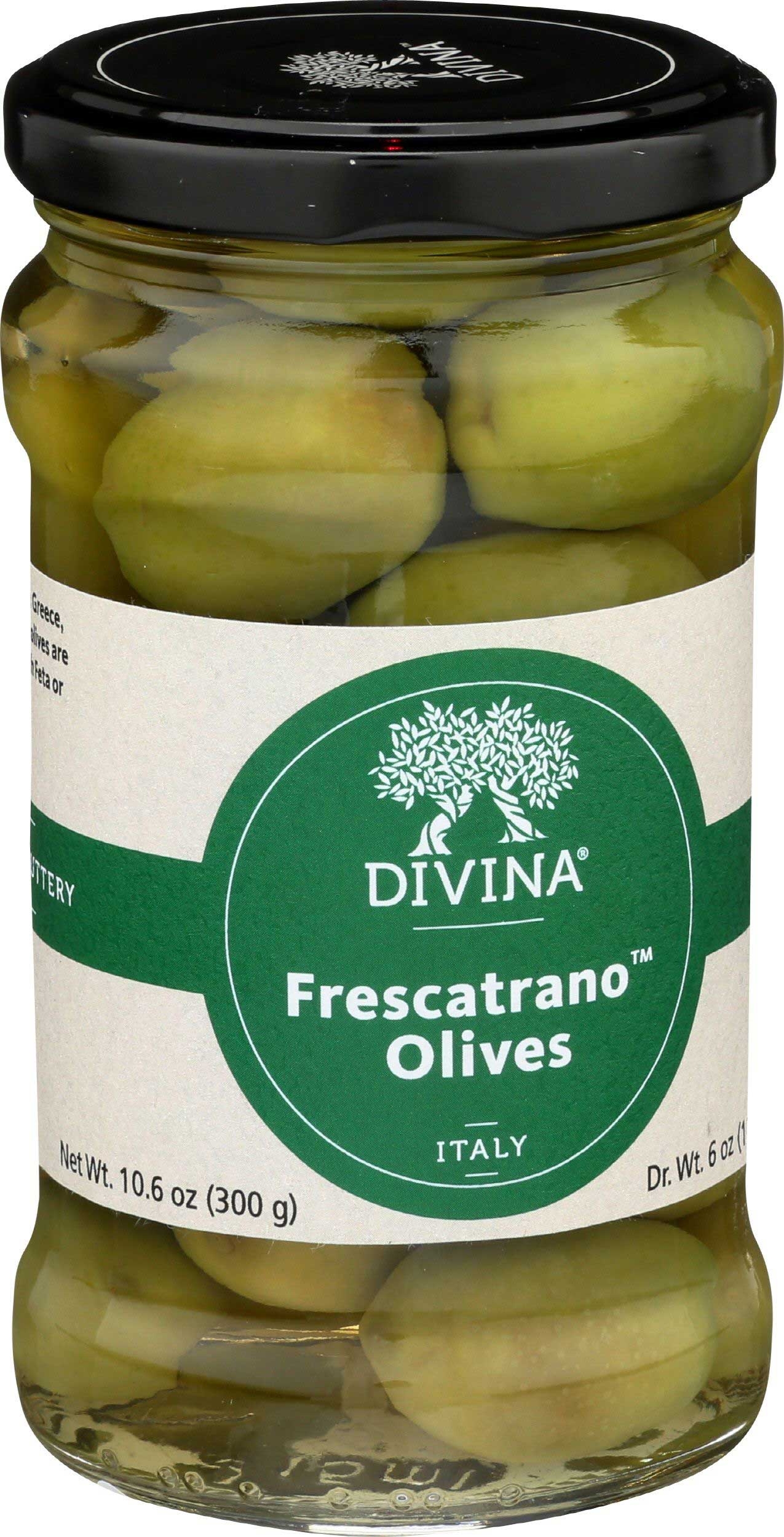 Divina Frescatrano Olives, 6 Ounce -- 6 per case