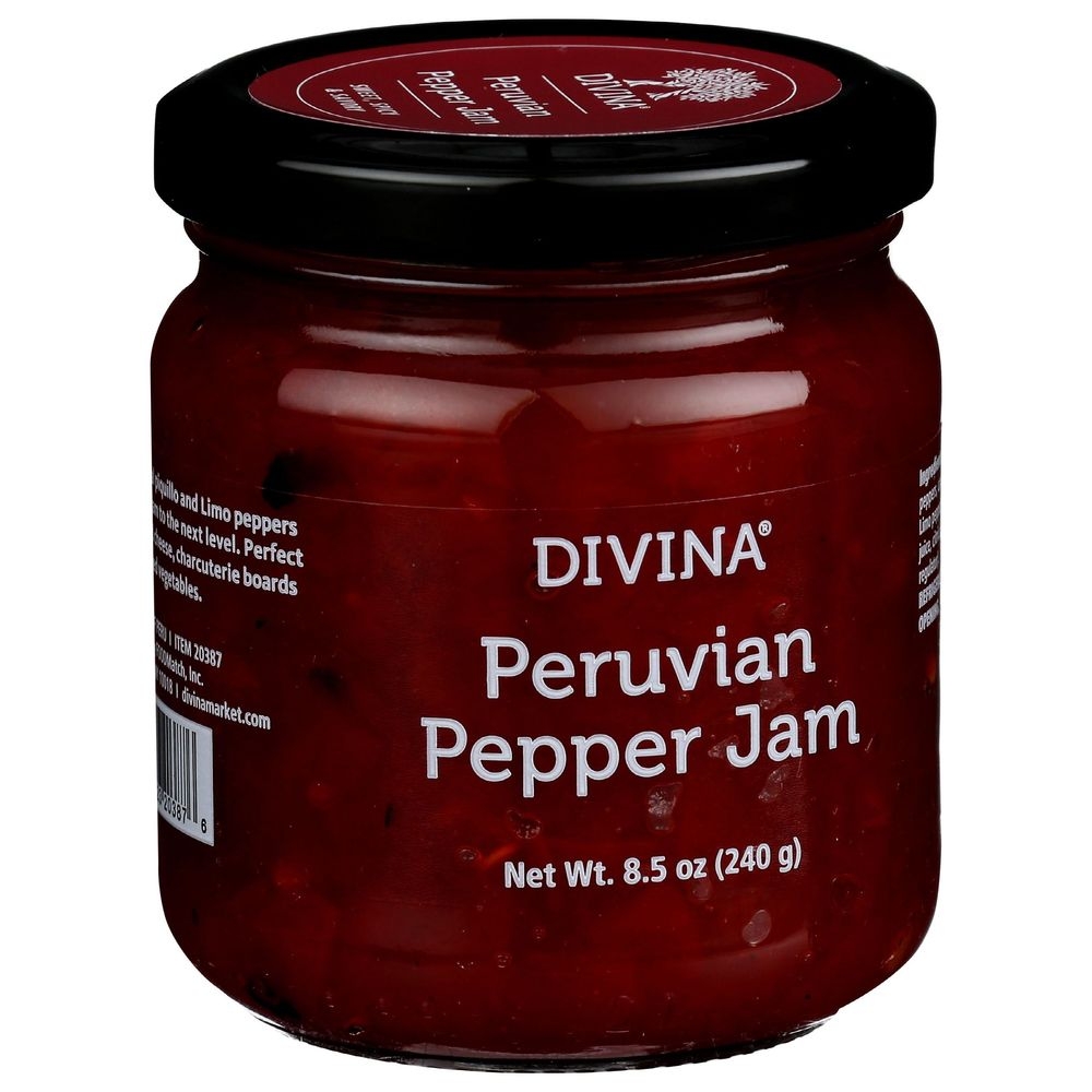 Divina Peruvian Pepper Jam, 8.5 Ounce -- 12 per case