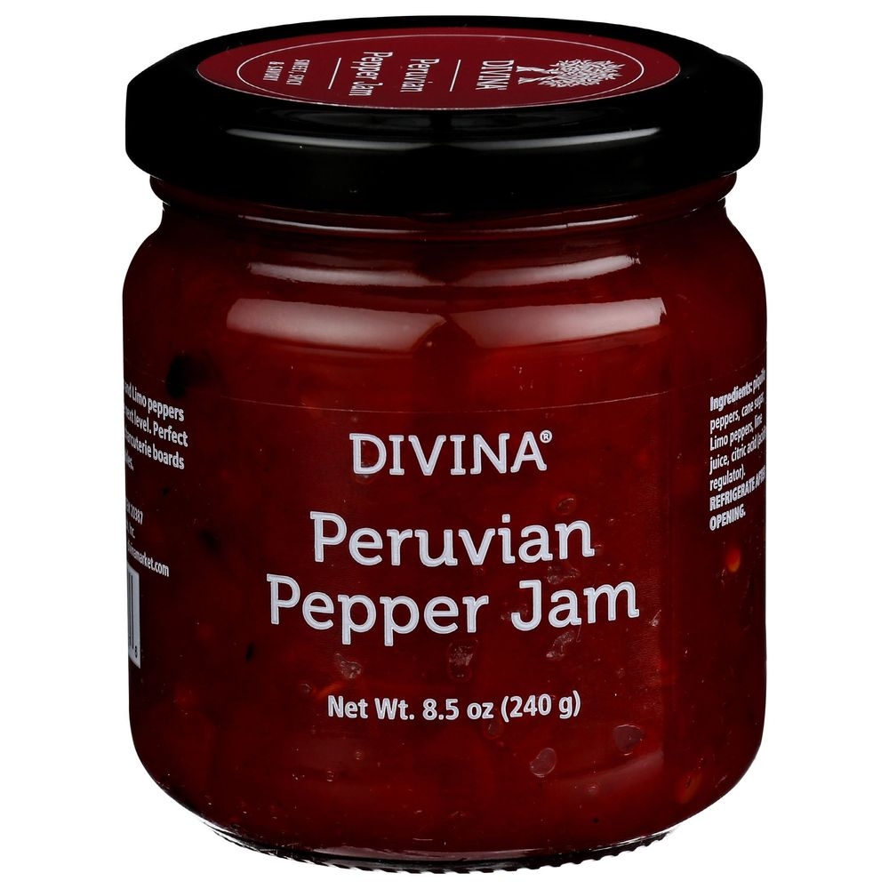 Divina Peruvian Pepper Jam, 8.5 Ounce -- 12 per case